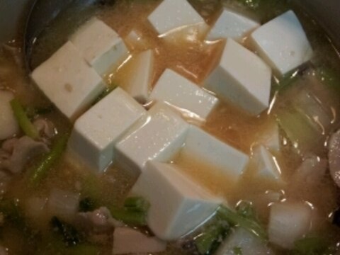 かぶと豆腐のスープ